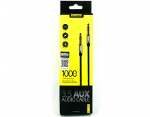 AUX Remax RL-L100 аудиокабель 3.5мм - 3.5мм, 1м, черный