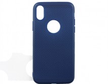 Чехол iPhone X/XS (SG135) синий