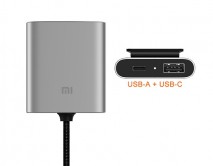 Xiaomi Car Charger Extended Hub (USB-A+USB-C)