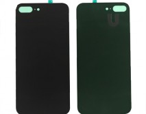 Задняя крышка (стекло) iPhone 8 Plus (5.5) черная 2 класс