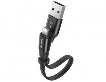 Кабель 2в1 Baseus Two-in-one Lightning + microUSB - USB черный 1,2м (CALMBJ-01)
