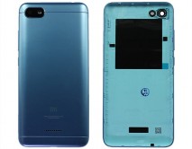 Задняя крышка Xiaomi Redmi 6A голубая (1 SIM) 1 класс
