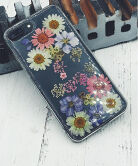 Чехол iPhone X/XS Гелевые цветы в ассортименте