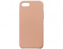Чехол iPhone 7/8/SE 2020 Leather Case без лого, розовый