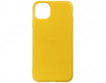 Чехол iPhone 11 Pro Max Силикон 2.0mm (желтый)