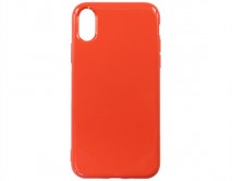 Чехол iPhone X/XS Силикон 2.0mm (оранжевый)