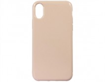 Чехол iPhone X/XS Силикон 2.0mm (розовый песок)
