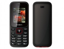 Телефон Texet TM-128 черный/красный