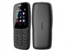 Телефон Nokia 106 Dual SIM (полный комплект), черный