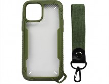 Чехол iPhone 12/12 Pro Armor Carbon (зеленый)
