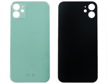 Задняя крышка (стекло) iPhone 11 (c увел. вырезом) зеленая 1 класс