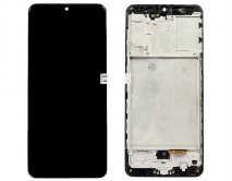 Дисплей Samsung A315F Galaxy A31 + тачскрин + рамка черный (Копия - OLED) 