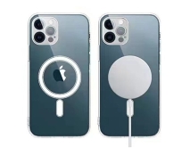 Чехол iPhone 12 Mini Acrylic MagSafe, с магнитом, прозрачный