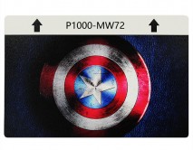 Защитная плёнка текстурная на заднюю часть "Супергерои" (Капитан Америка, MW72)