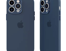 Чехол iPhone 12 TPU Ultra-Thin Matte (темно-синий)