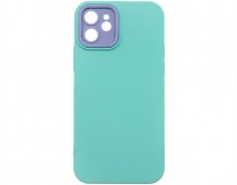 Чехол iPhone 12 BICOLOR (голубой)