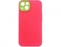 Чехол iPhone 13 BICOLOR (розовый)