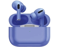 Bluetooth  стереогарнитура Prime Line TWS-Air Urban, BT 5.1, зарядный чехол 230 mAh, синий, 4039