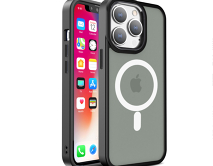 Чехол iPhone 13 Matte Case MagSafe (черный)