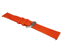 Ремешок Samsung/Huawei/Amazfit Bip/GTS 20mm leather band кожаный оранжевый #6