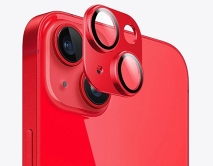 Защитная накладка на камеру iPhone 12 3D красная