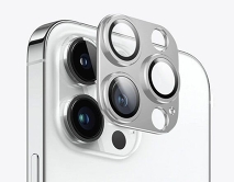 Защитная накладка на камеру iPhone 13 Pro/13 Pro Max 3D серебристая