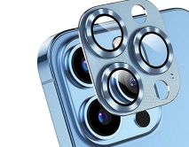 Защитная накладка на камеру iPhone 14/14 Plus 3D голубая