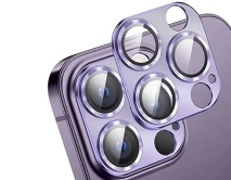 Защитная накладка на камеру iPhone 14 Pro/14 Pro Max 3D сиреневая