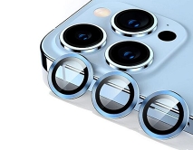 Защитная накладка на камеру iPhone 13 Pro/13 Pro Max голубая (комплект 3шт)