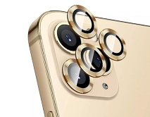 Защитная накладка на камеру iPhone 13 Pro/13 Pro Max золотая (комплект 3шт)