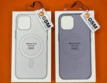 Чехол iPhone 13 Pro Max Clear Case MagSafe hi-copy (фиолетовый)