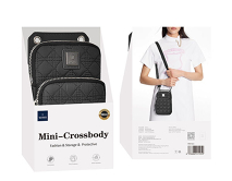 Чехол-сумка WIWu Mini-Crossbody Bag, с ремнем, 18.5x12x3.7cm (черный)