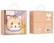 Bluetooth  стереогарнитура Hoco EW46 khaki cat, бежевый хаки