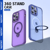 Чехол iPhone 14 NY Stand MagSafe (синий)