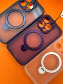 Чехол iPhone 14 NY Stand MagSafe (фиолетовый)