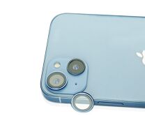Защитная накладка ANANK на камеру iPhone 14/14 Plus голубая (комплект 2шт)