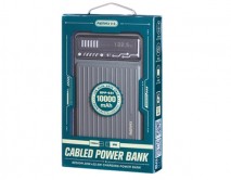 Внешний аккумулятор Power Bank 10000 mAh Remax RPP-651 PD 20W+22.5W, 2 кабеля, серый